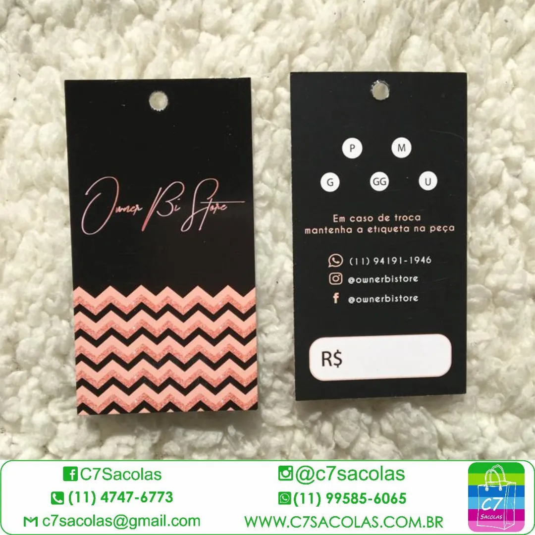 Tags / Solapas / Cartelas